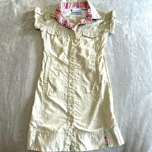 2/$10 Girls Columbia Button Down Dress - Size XXS (4:5)